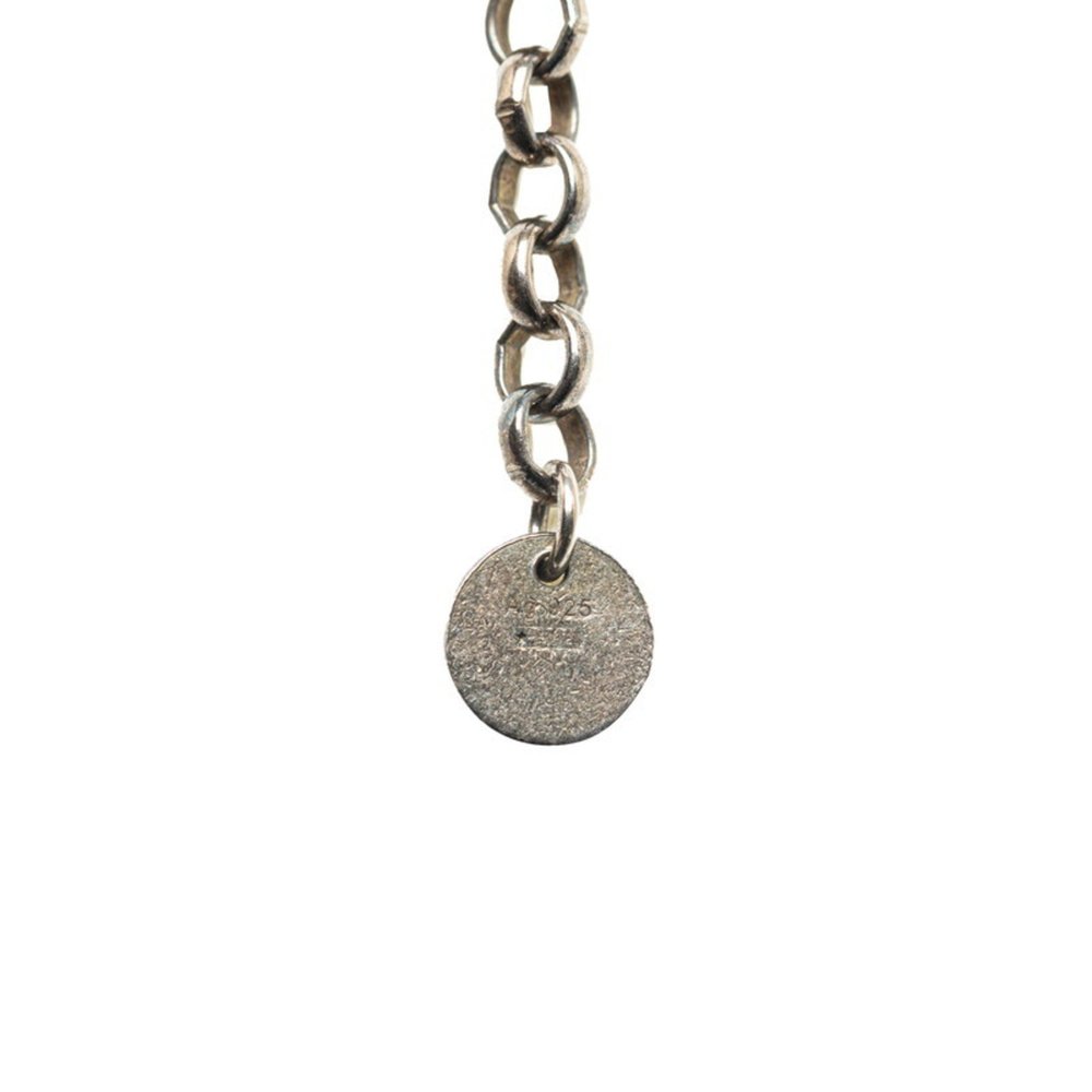 Gucci Interlocking G Necklace 455307 Silver Metal Men's GUCCI - Picture 4 of 6